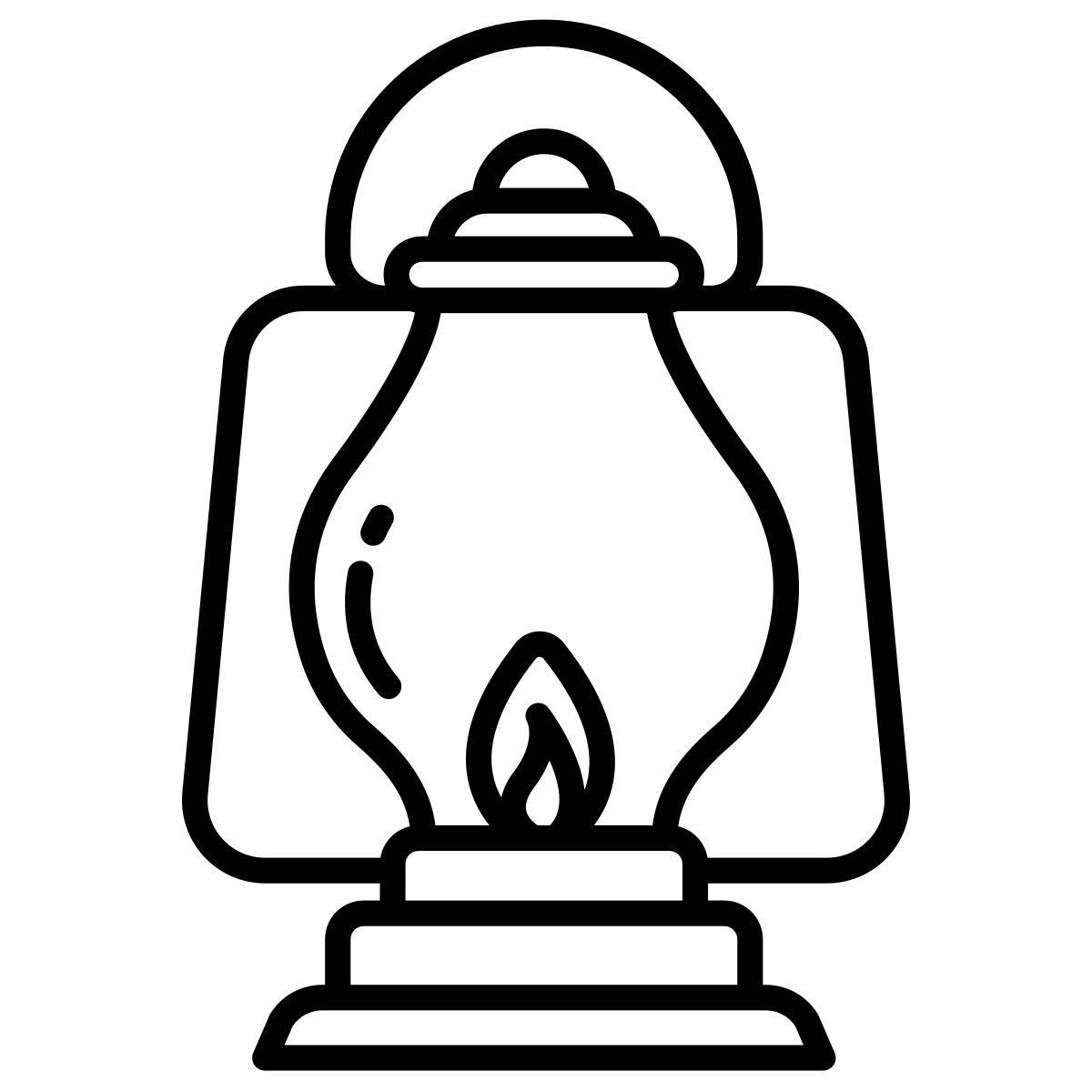 oil lamp icon