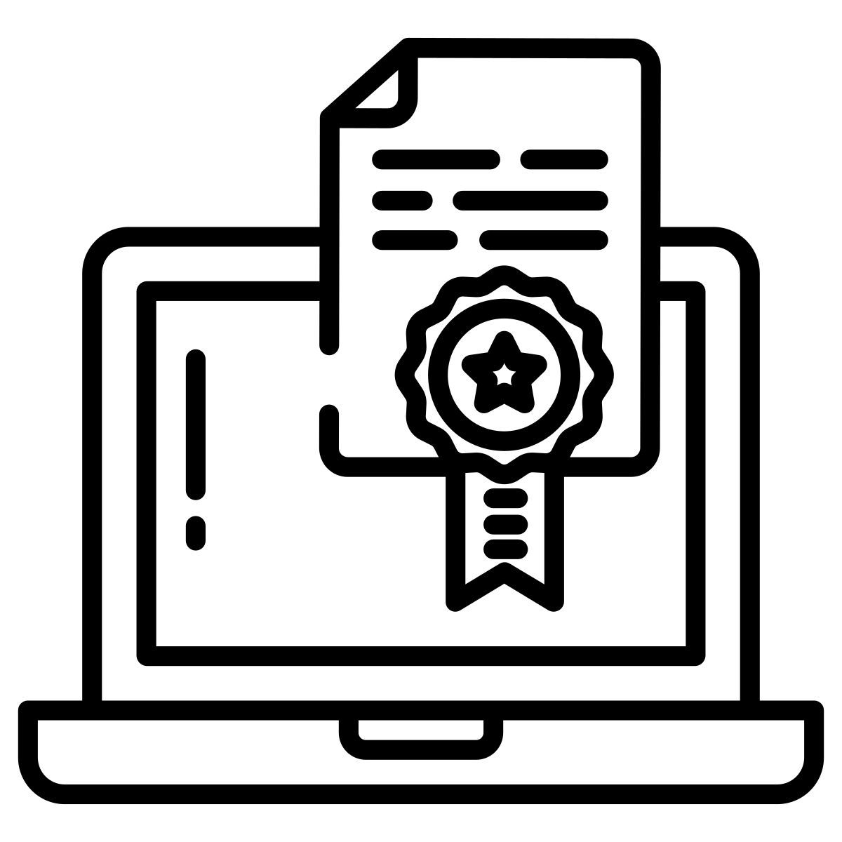 online certificate icon