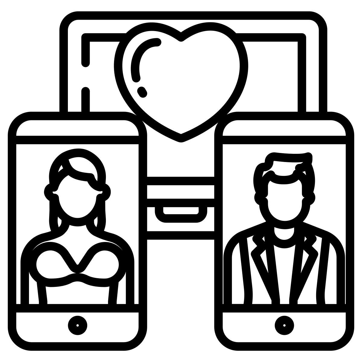 online dating icon