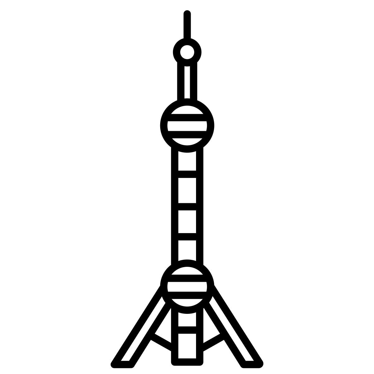 oriental pearl tower icon