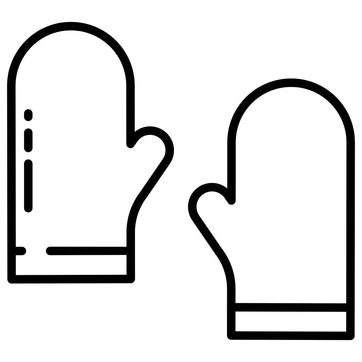 oven glove icon