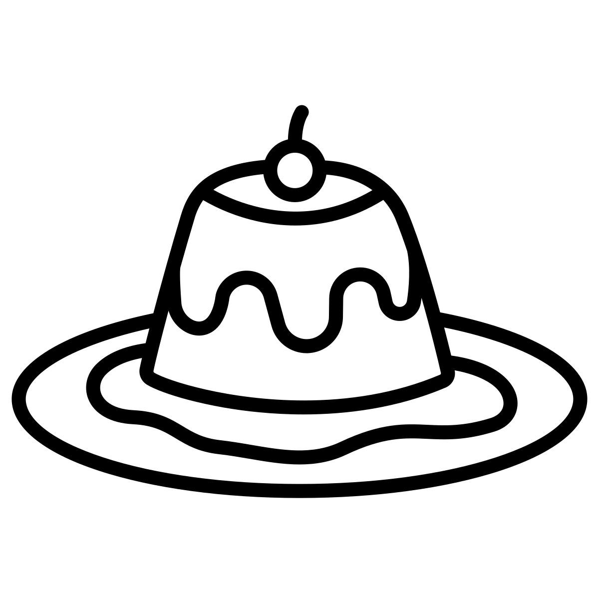 panna cotta icon
