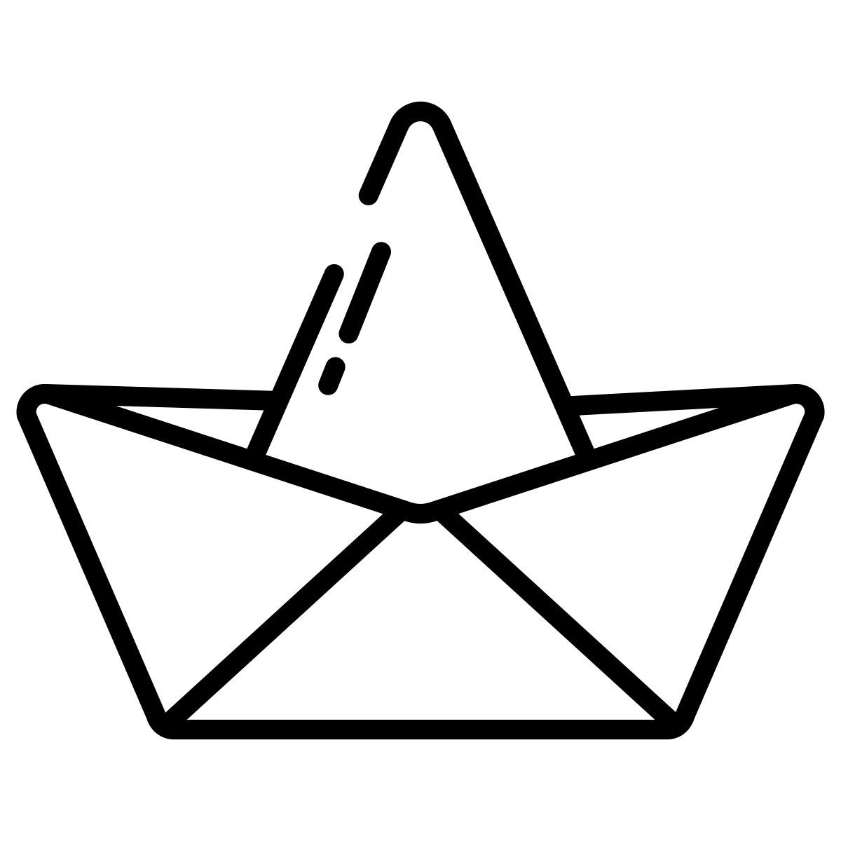 paper boat icon