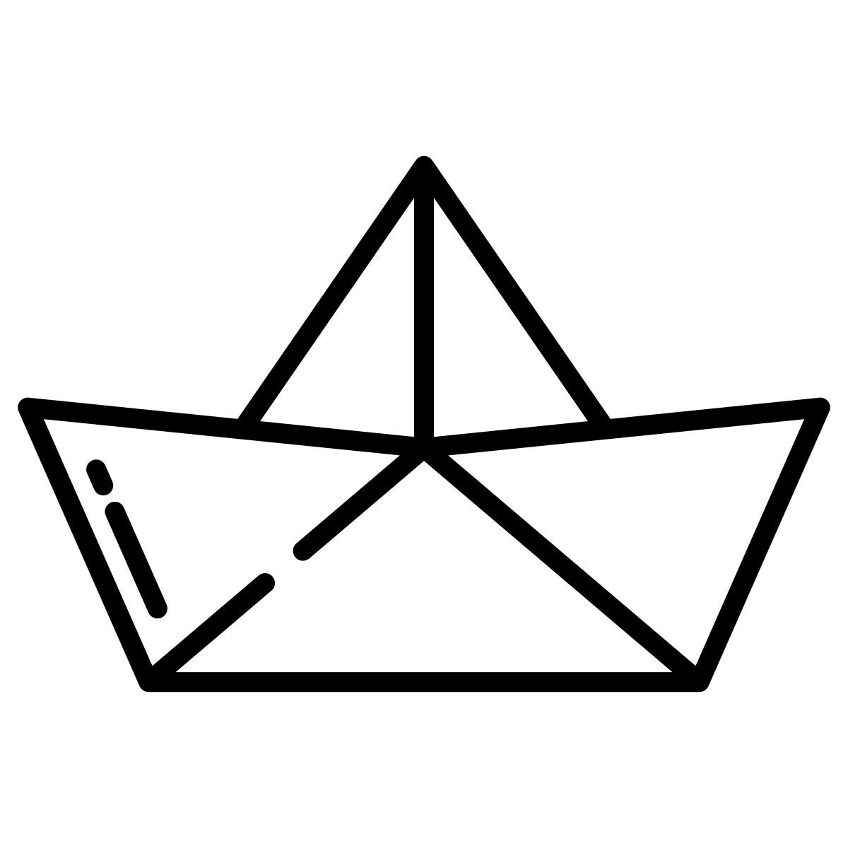 paper boat icon
