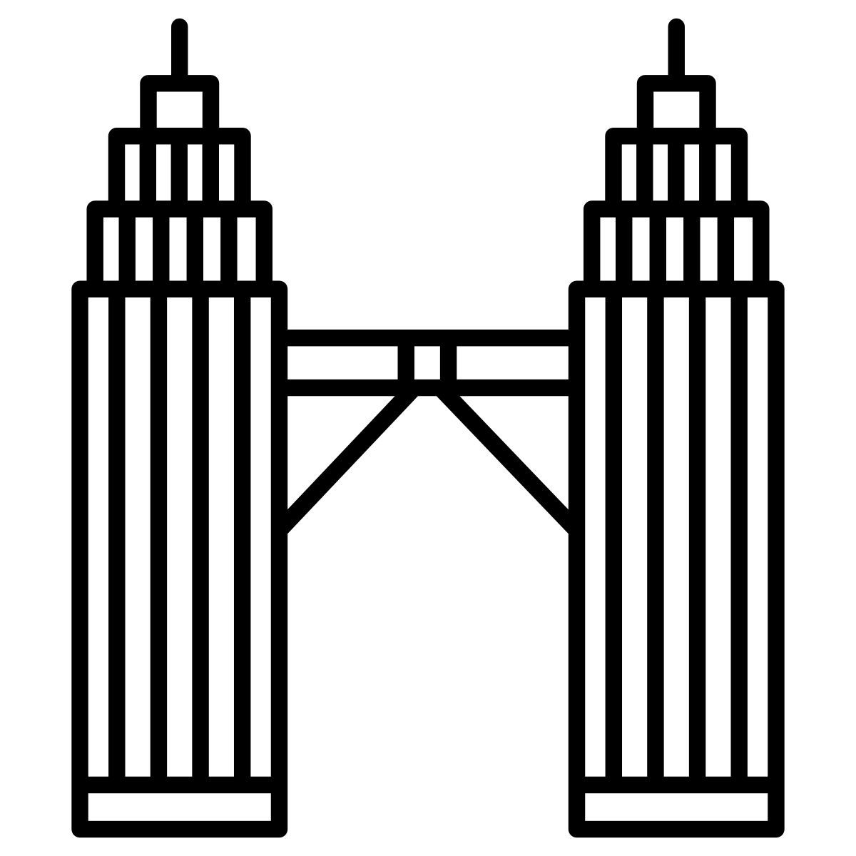 petronas twin tower icon