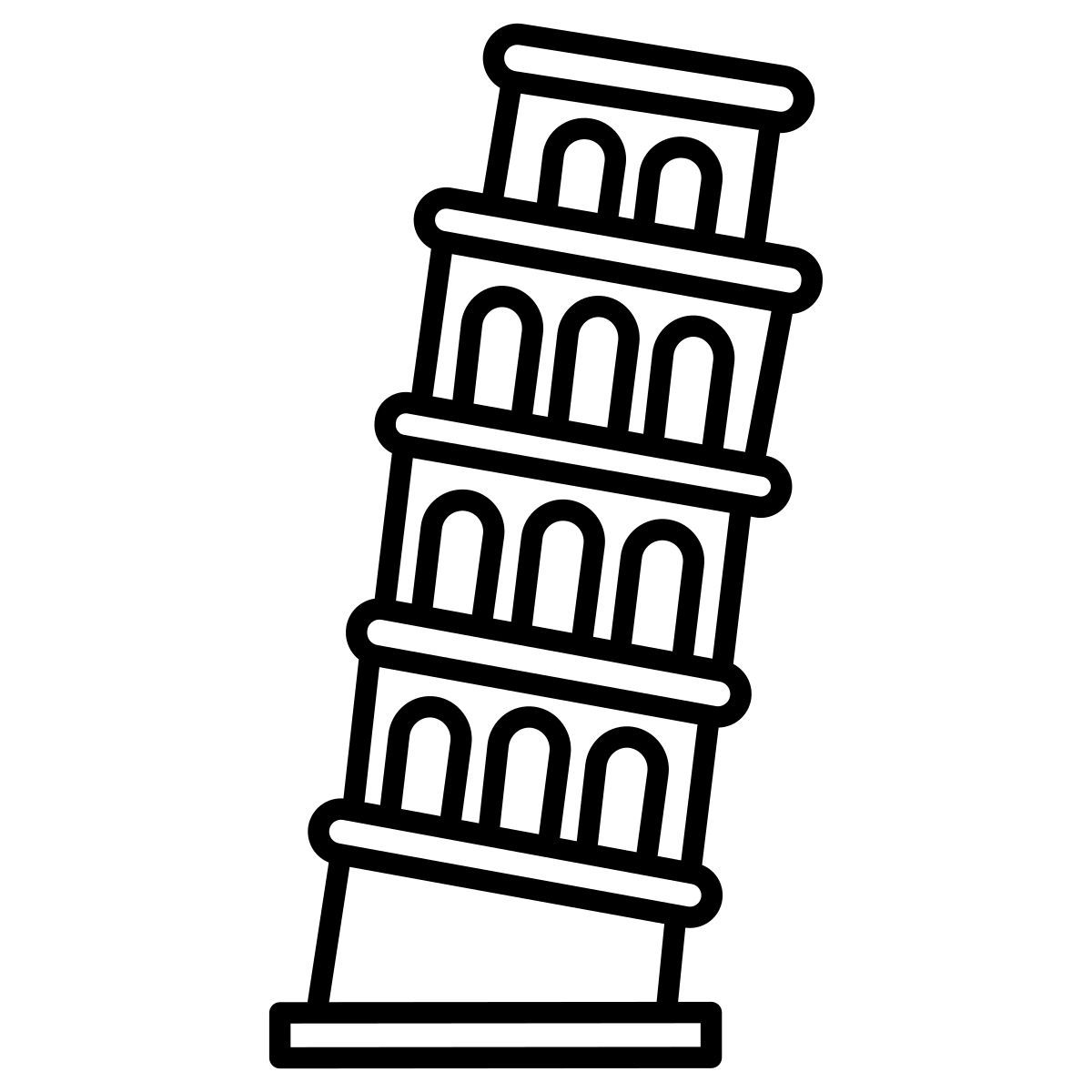 pisa tower icon
