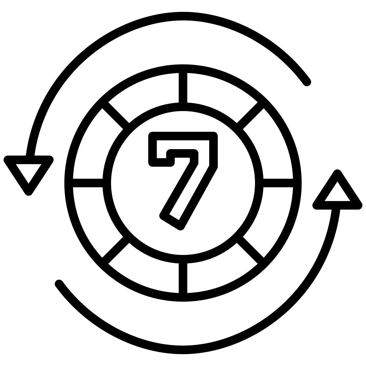 ficha de póquer icon