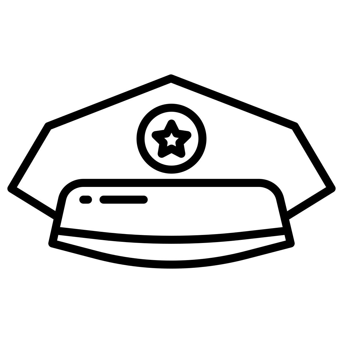 police hat icon