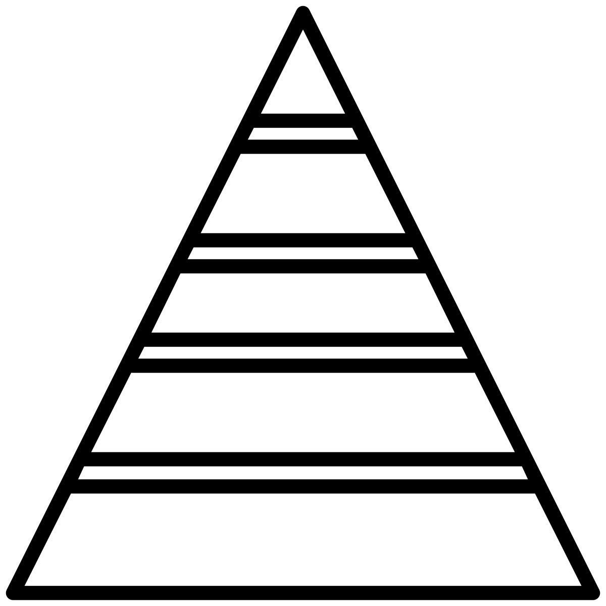 pyramid graphic icon