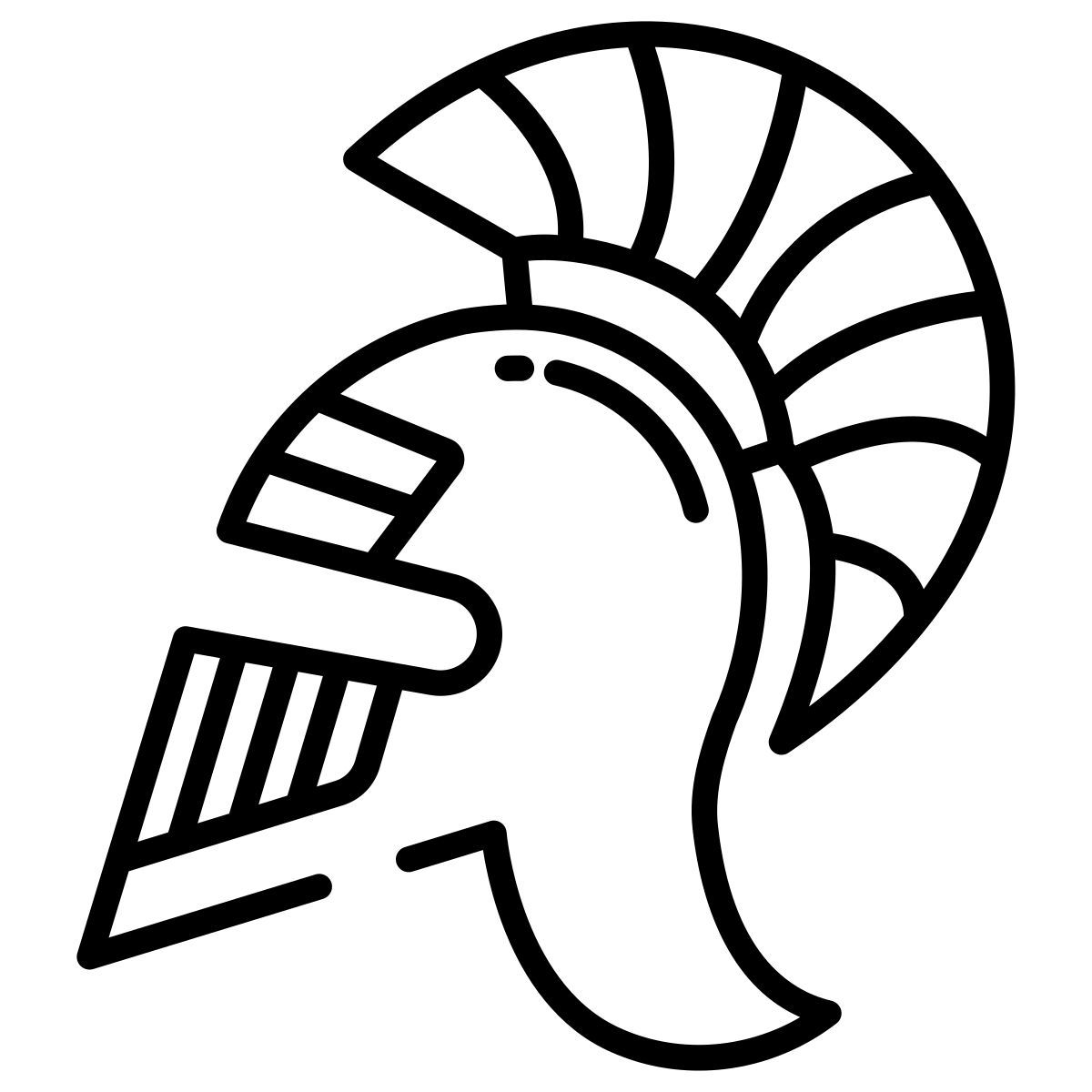roman helmet icon