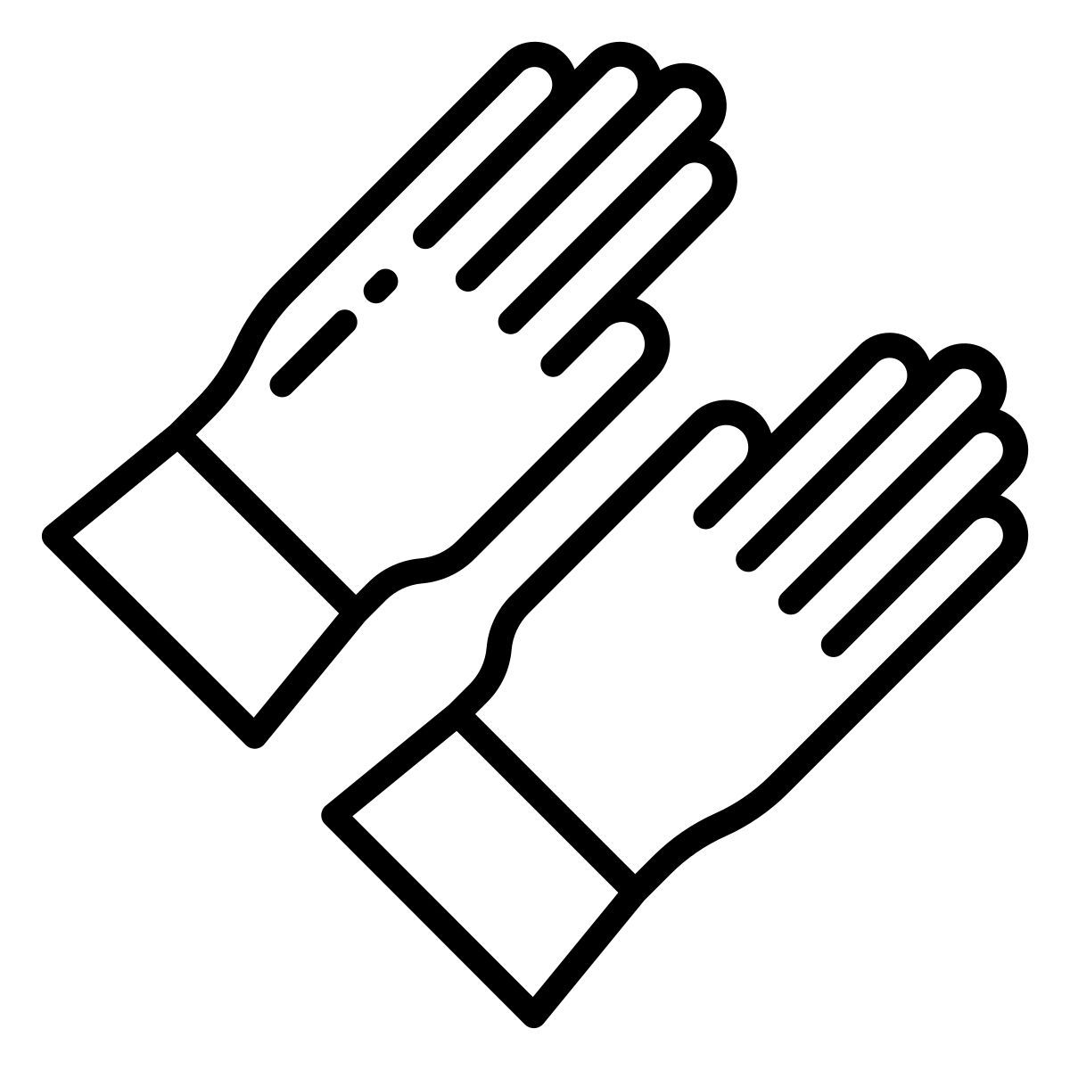 rubber gloves icon