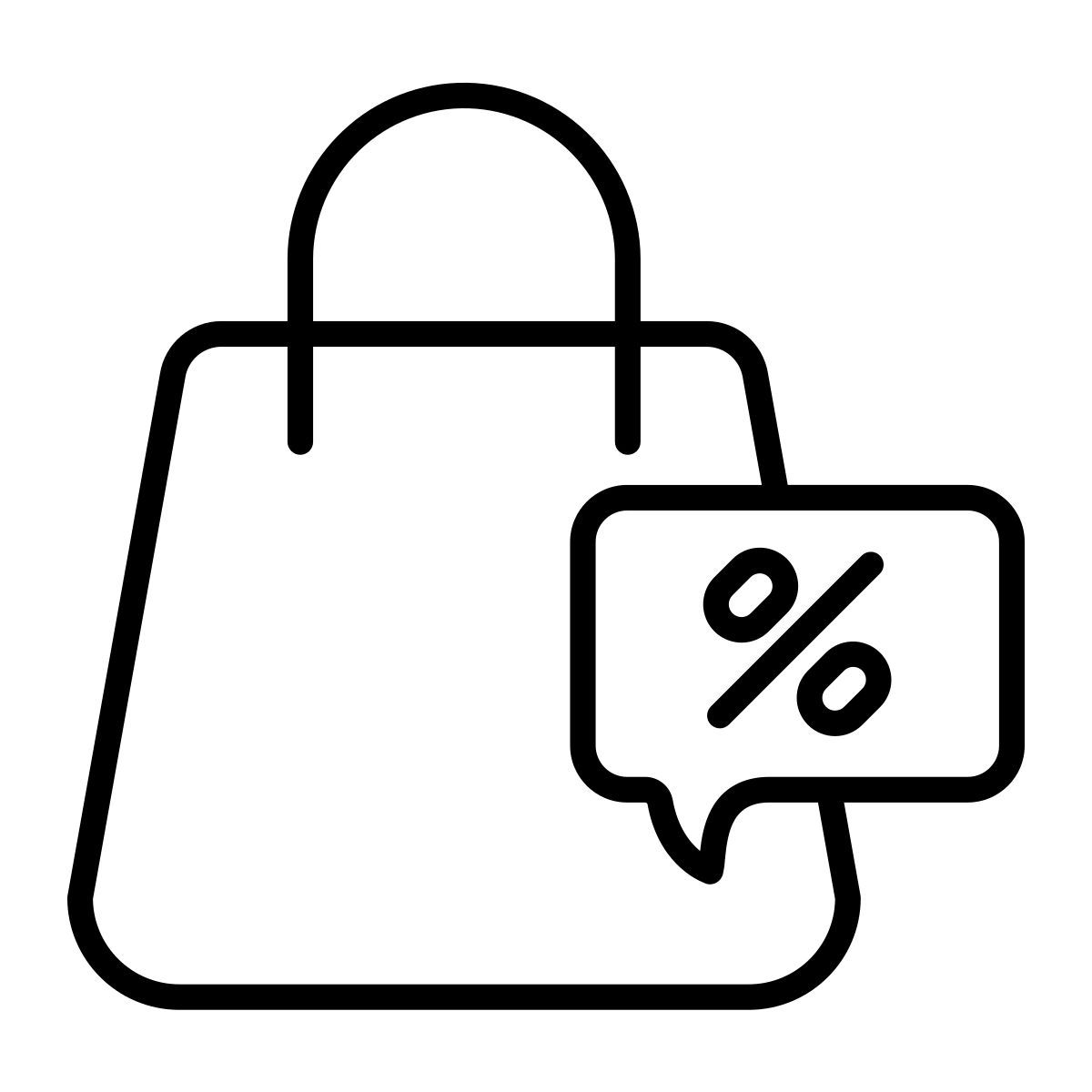 sac de courses icon