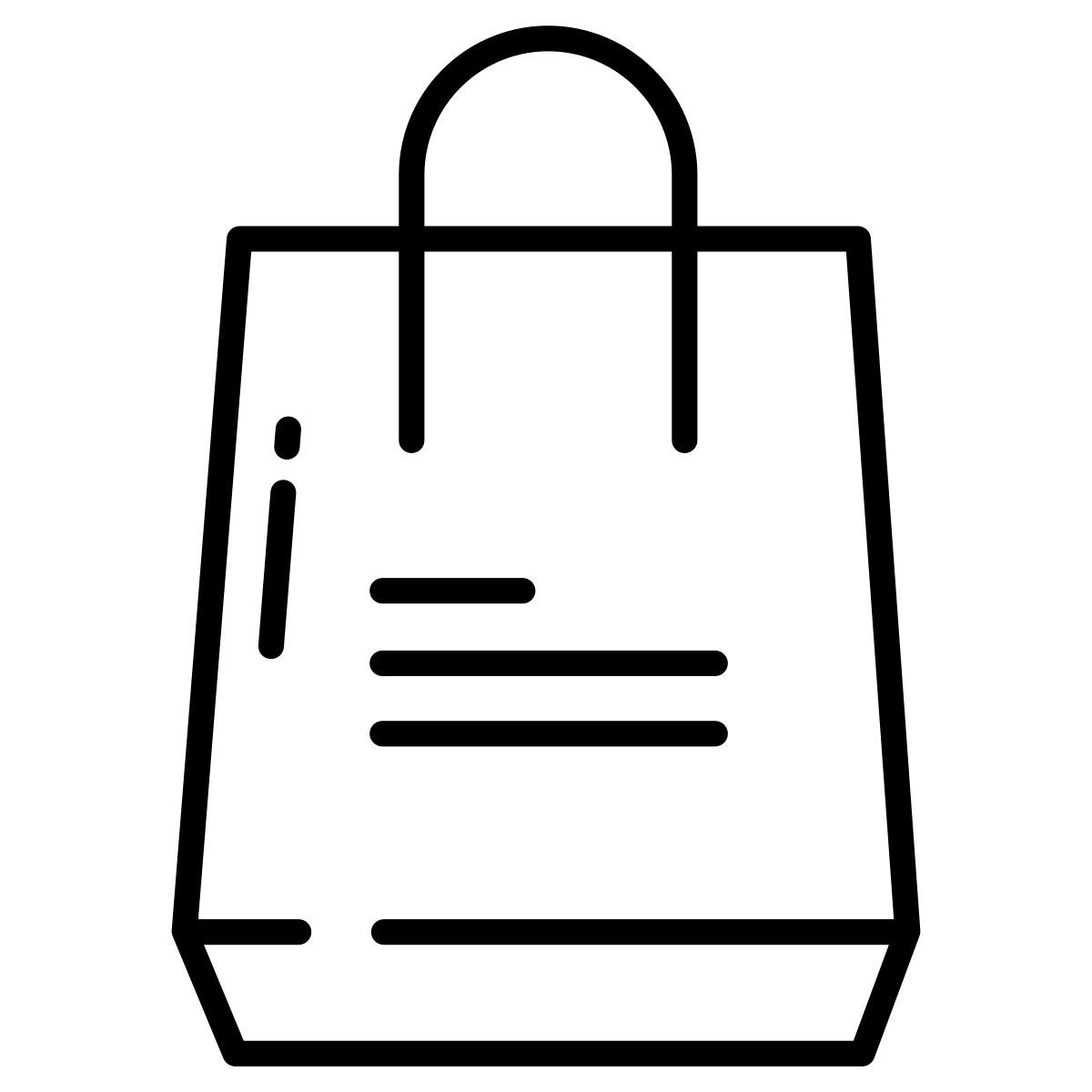 shopping bag icon