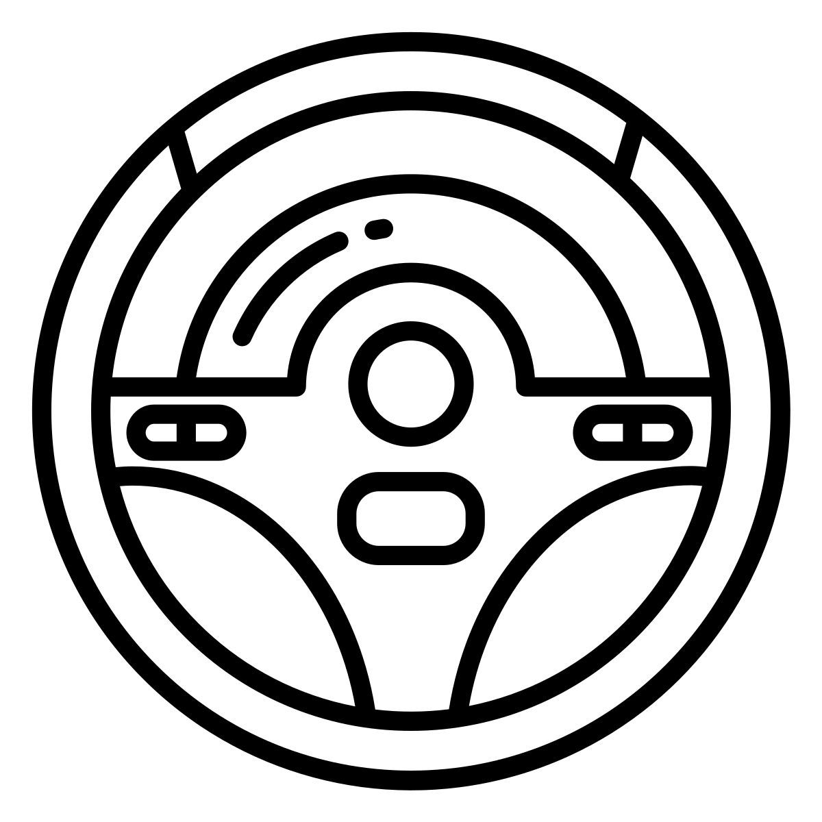 steering wheel icon
