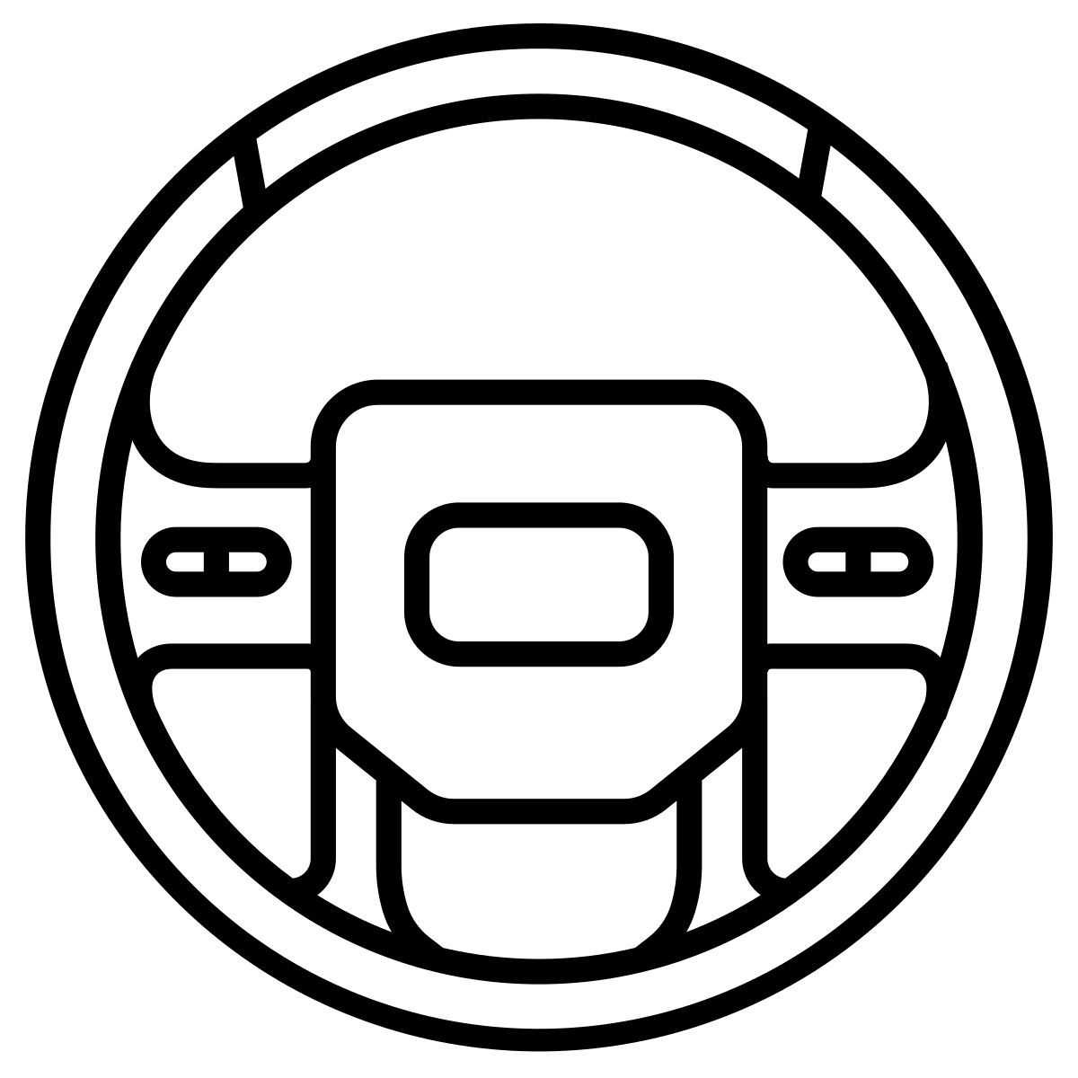 steering wheel icon