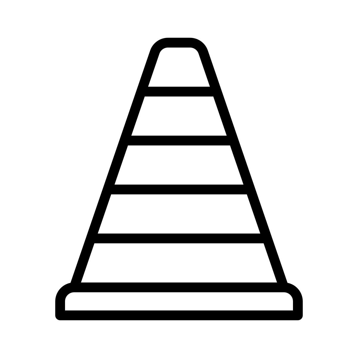 traffic cone icon