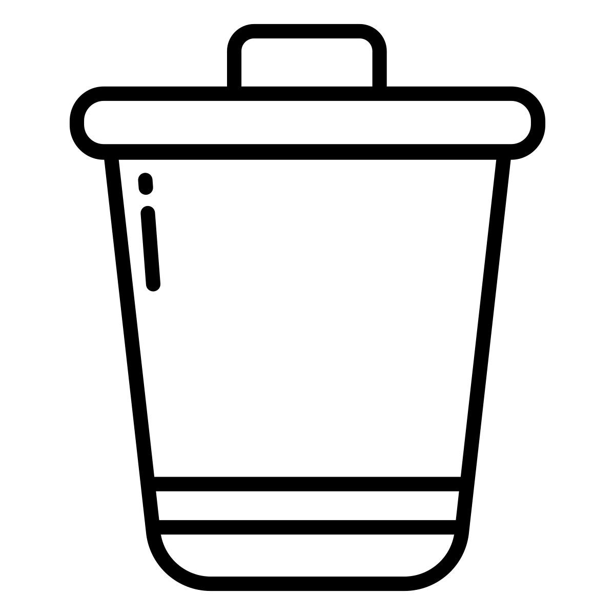 trash bin icon