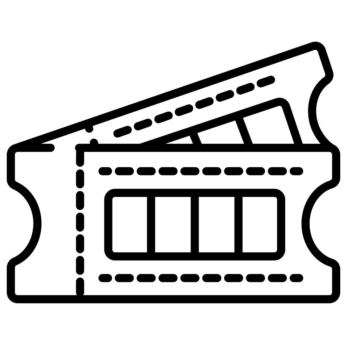 validating ticket icon