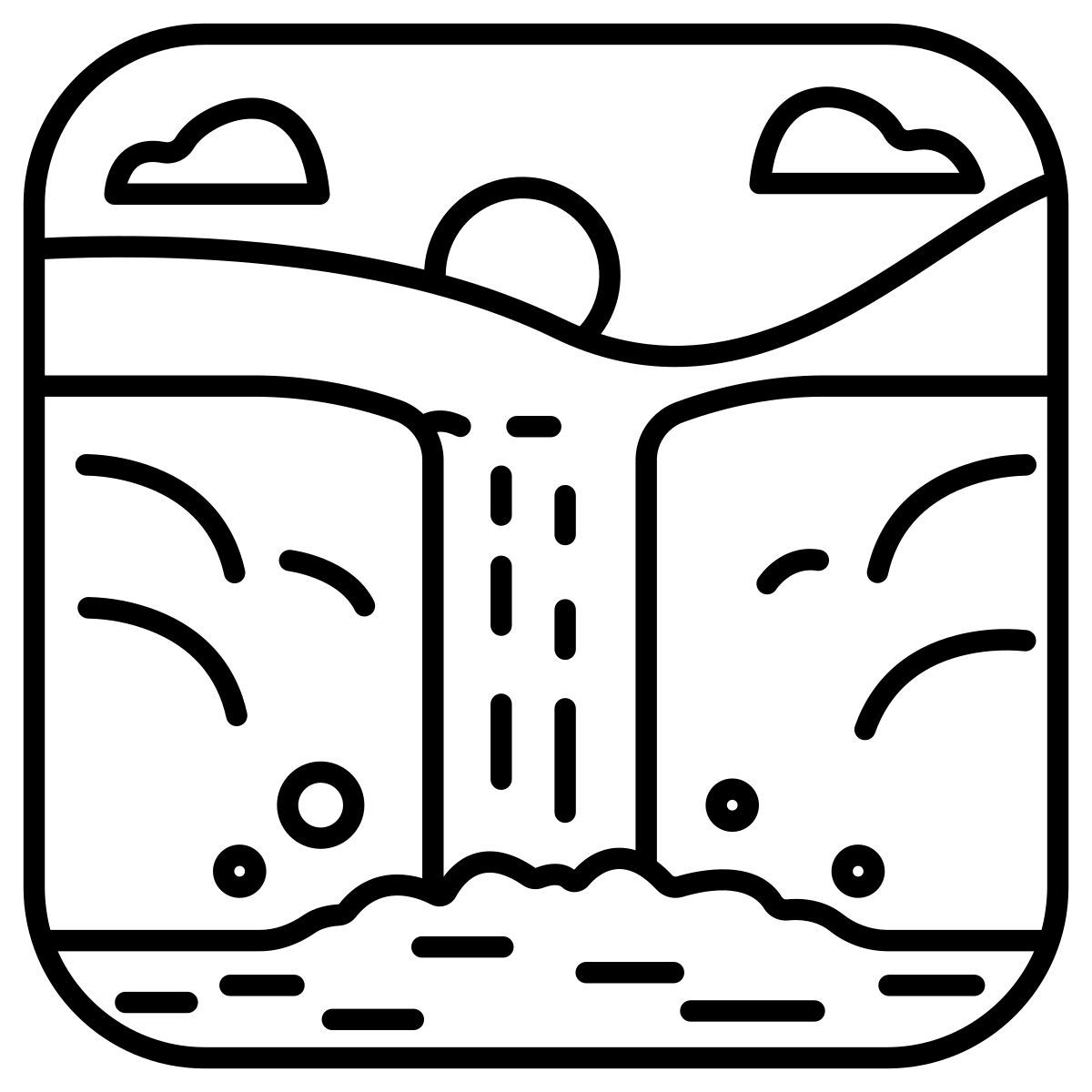 waterfall icon