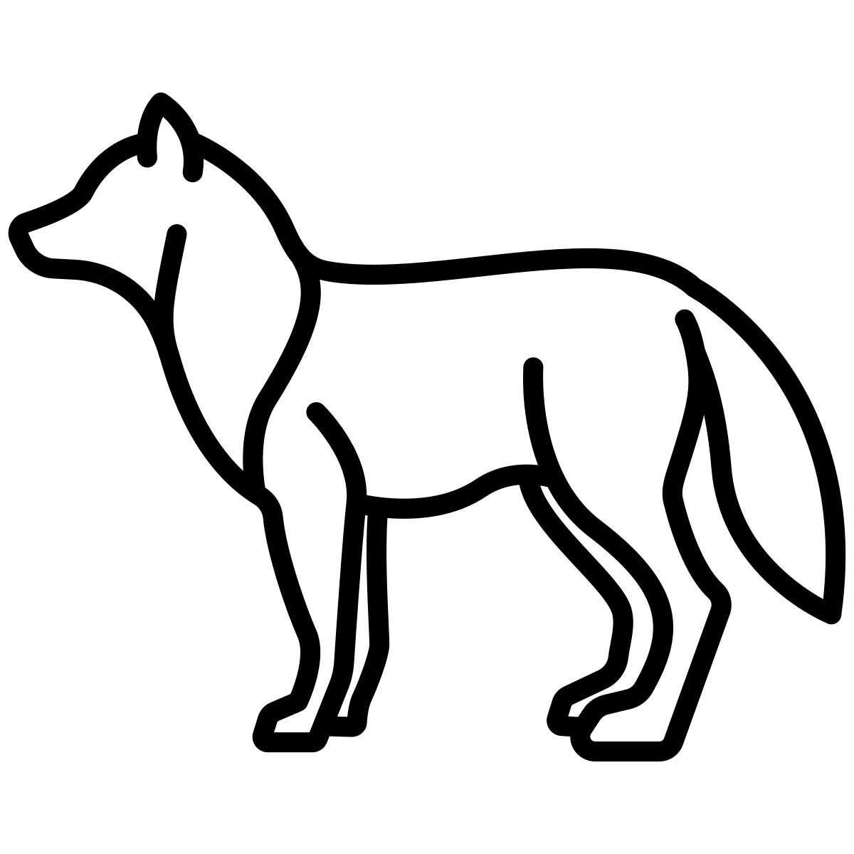 wolf icon