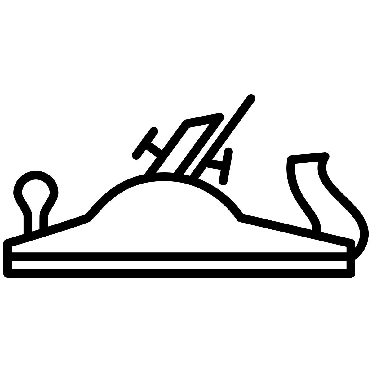wood plane icon