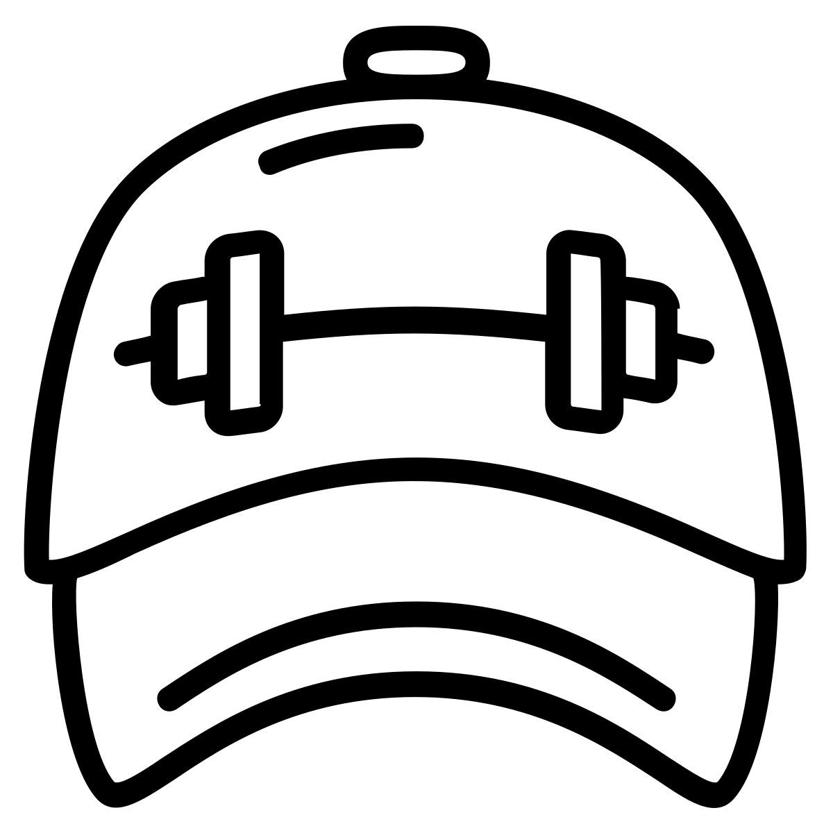 gorra de fitness icon
