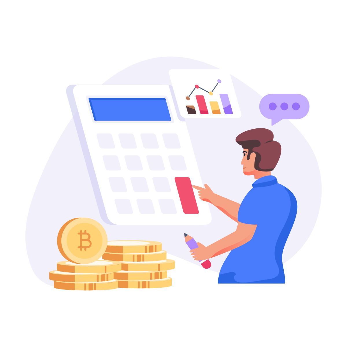 bitcoin calculation icon