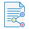 external document-network-communications-indigo-line-kalash icon
