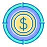 external target-finance-banking-indigo-line-kalash icon