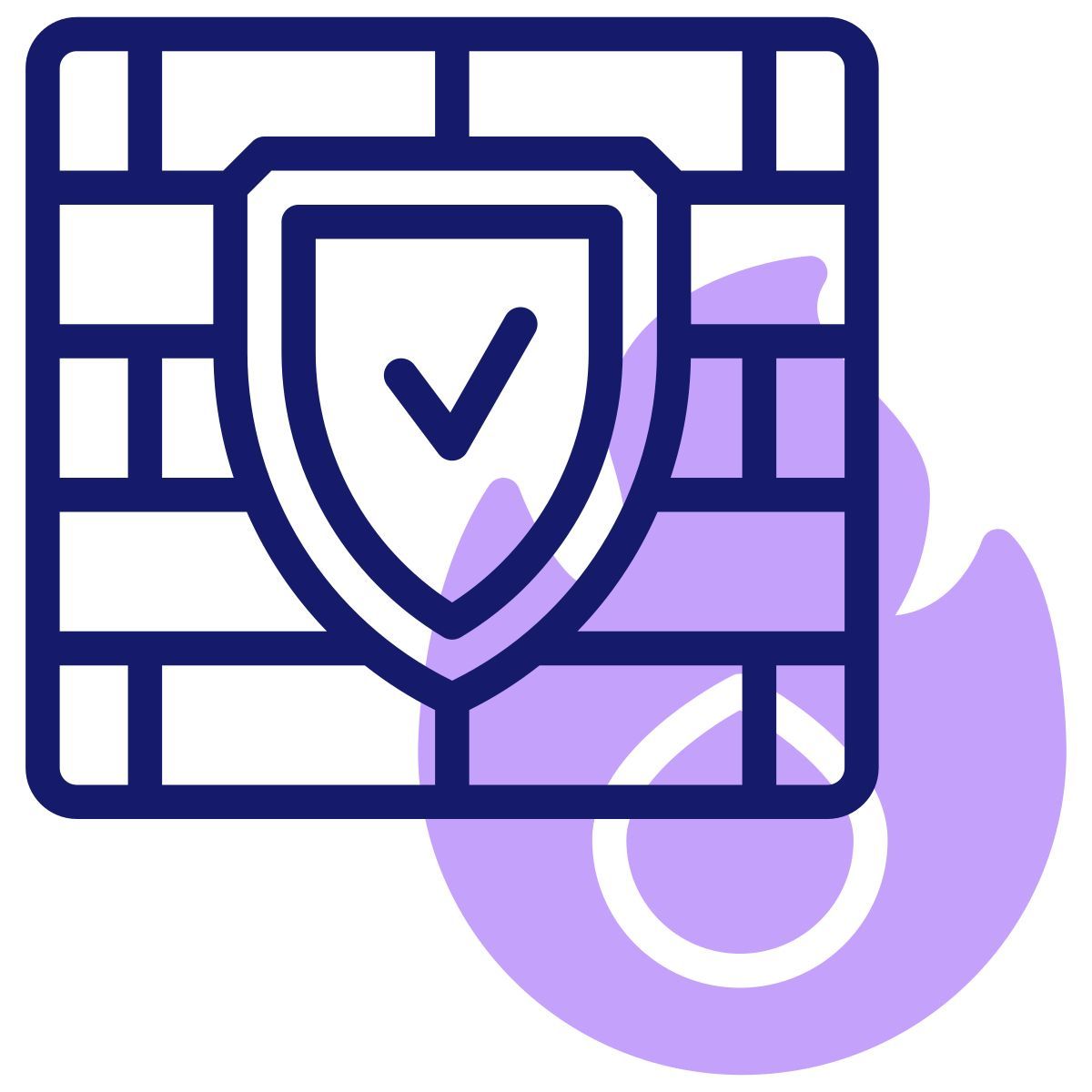 anti phishing/firewall icon