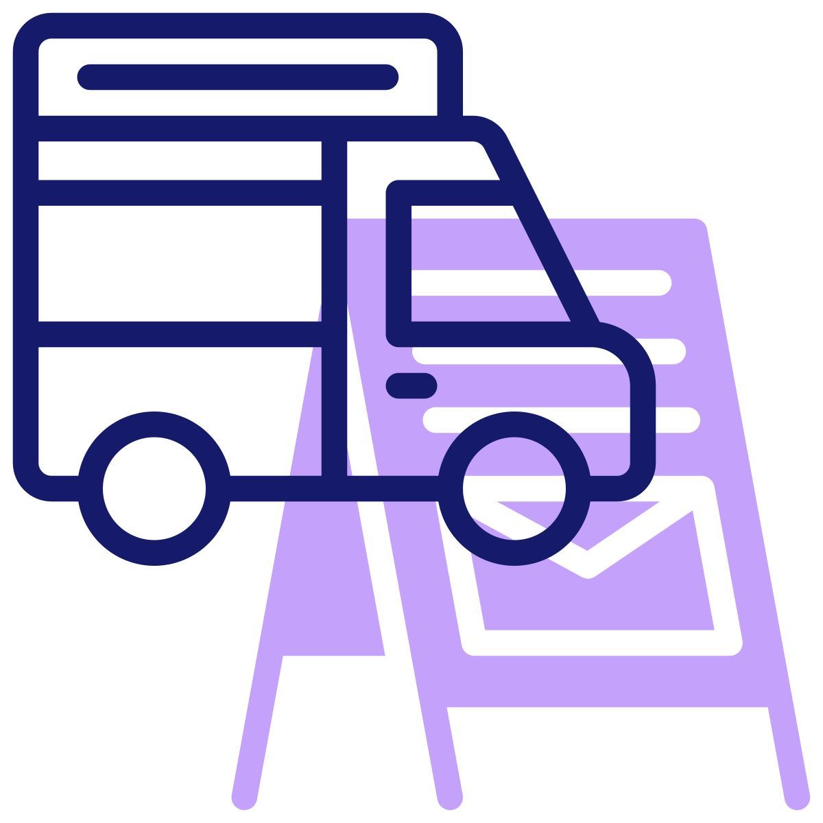 delivery truck icon