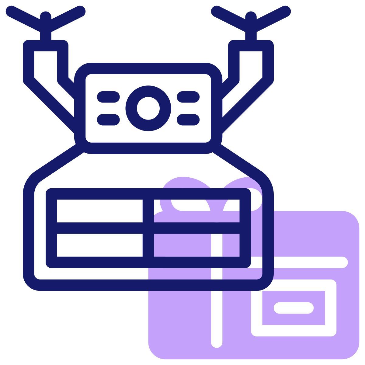 Livraison par drone icon