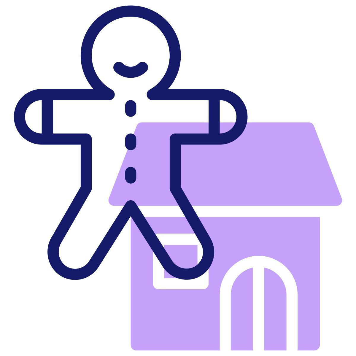 외부 진저브레드 베이커리 제품 inipagistudio lineal color inipagistudio icon