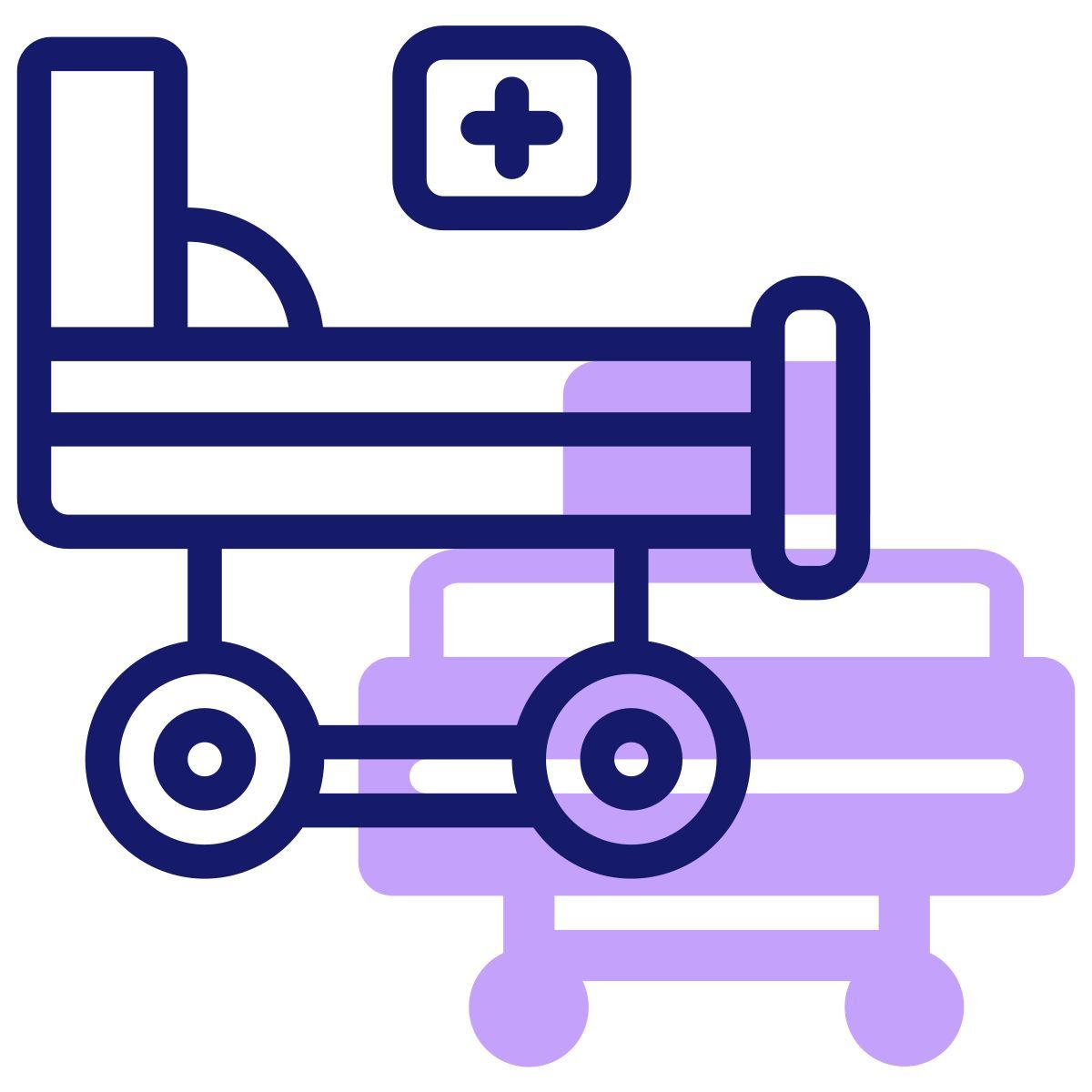hospital bed icon