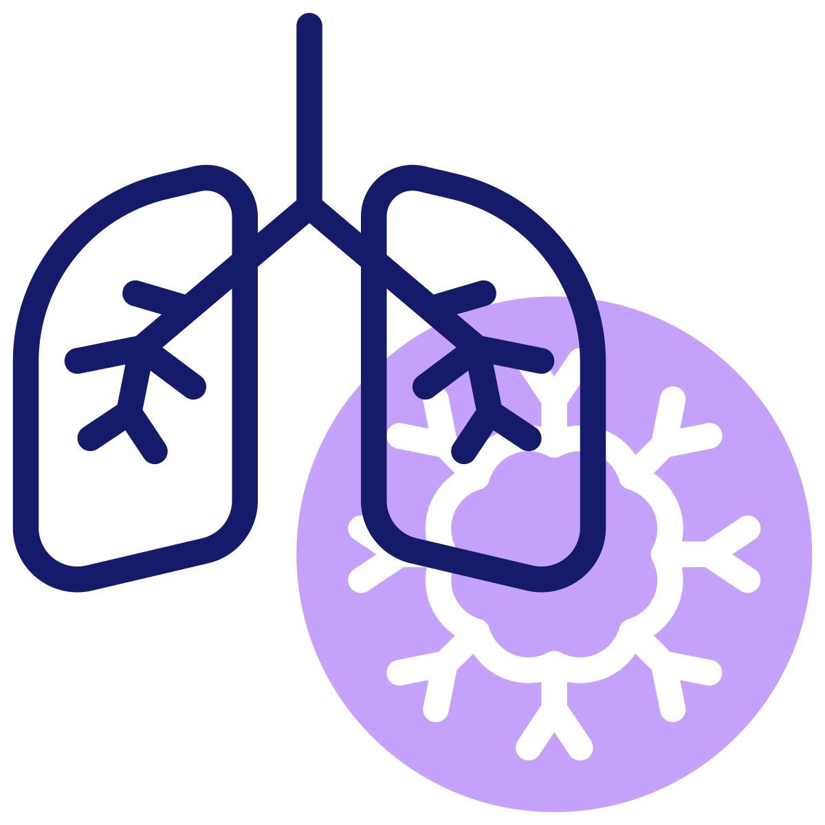 human lungs icon