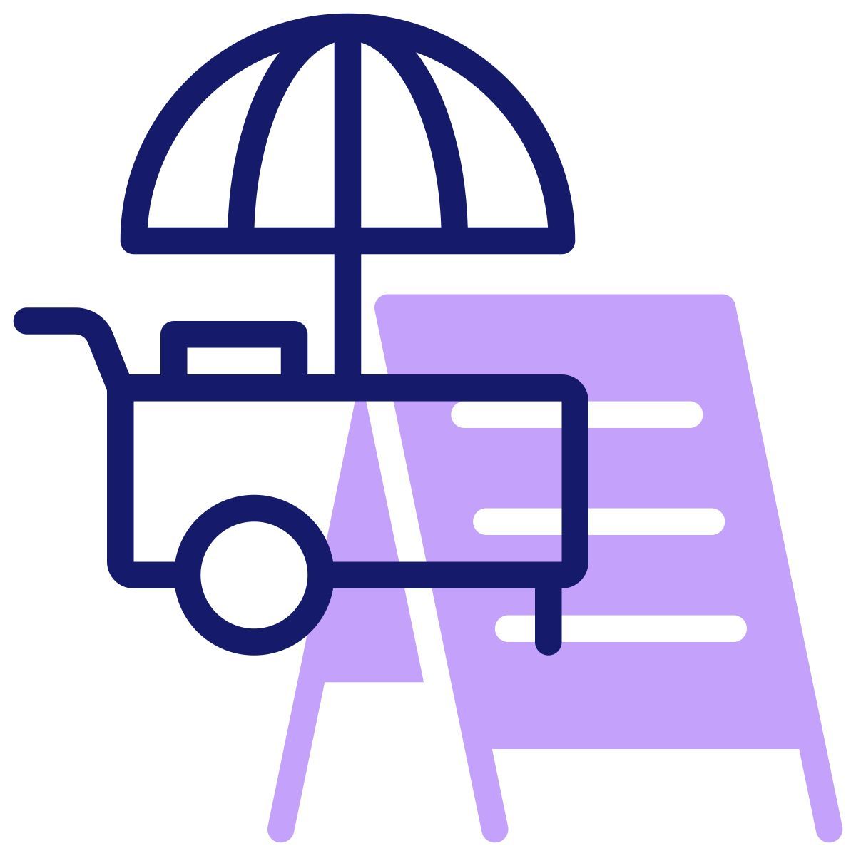 ice cream cart icon