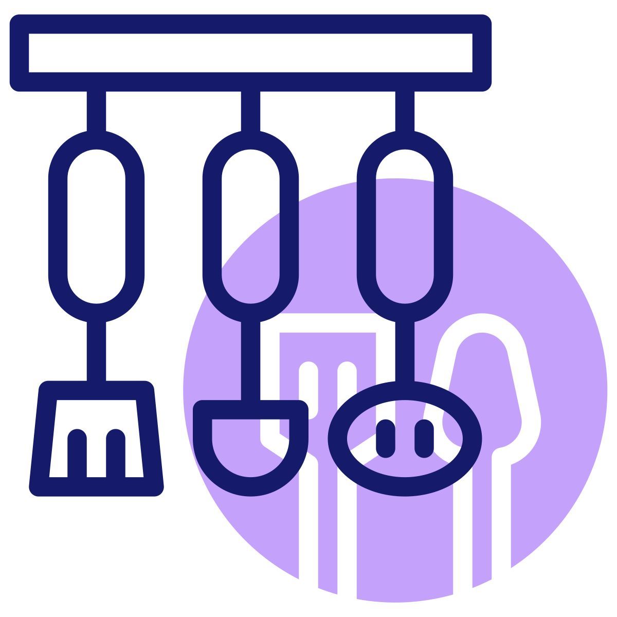 kitchen utensils icon