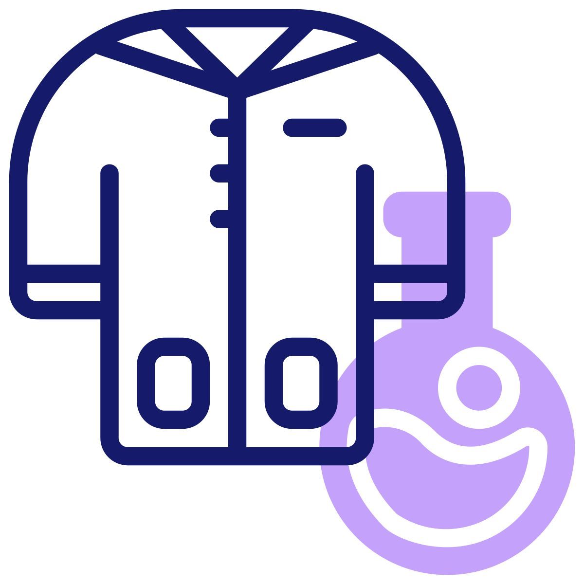 lab coat icon