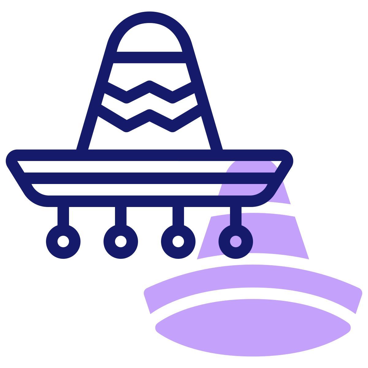 mexican hat icon