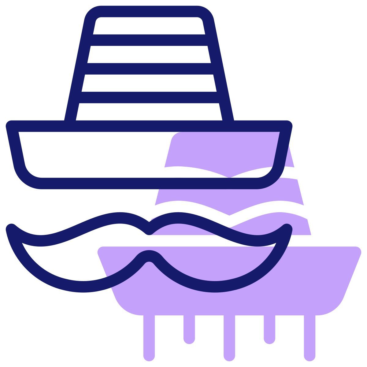 mexican hat icon