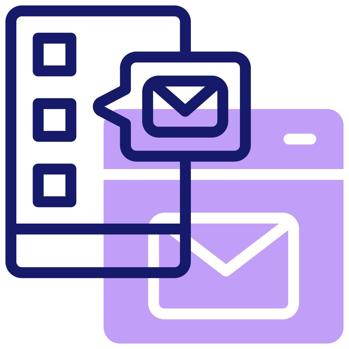Application mobile icon