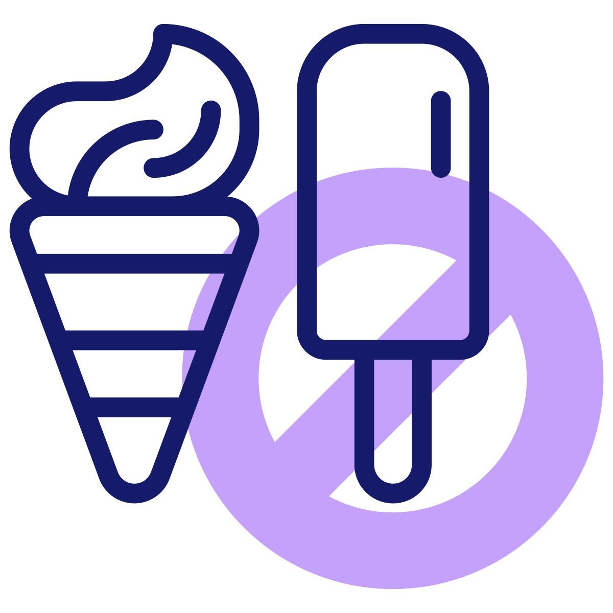 no sweets icon