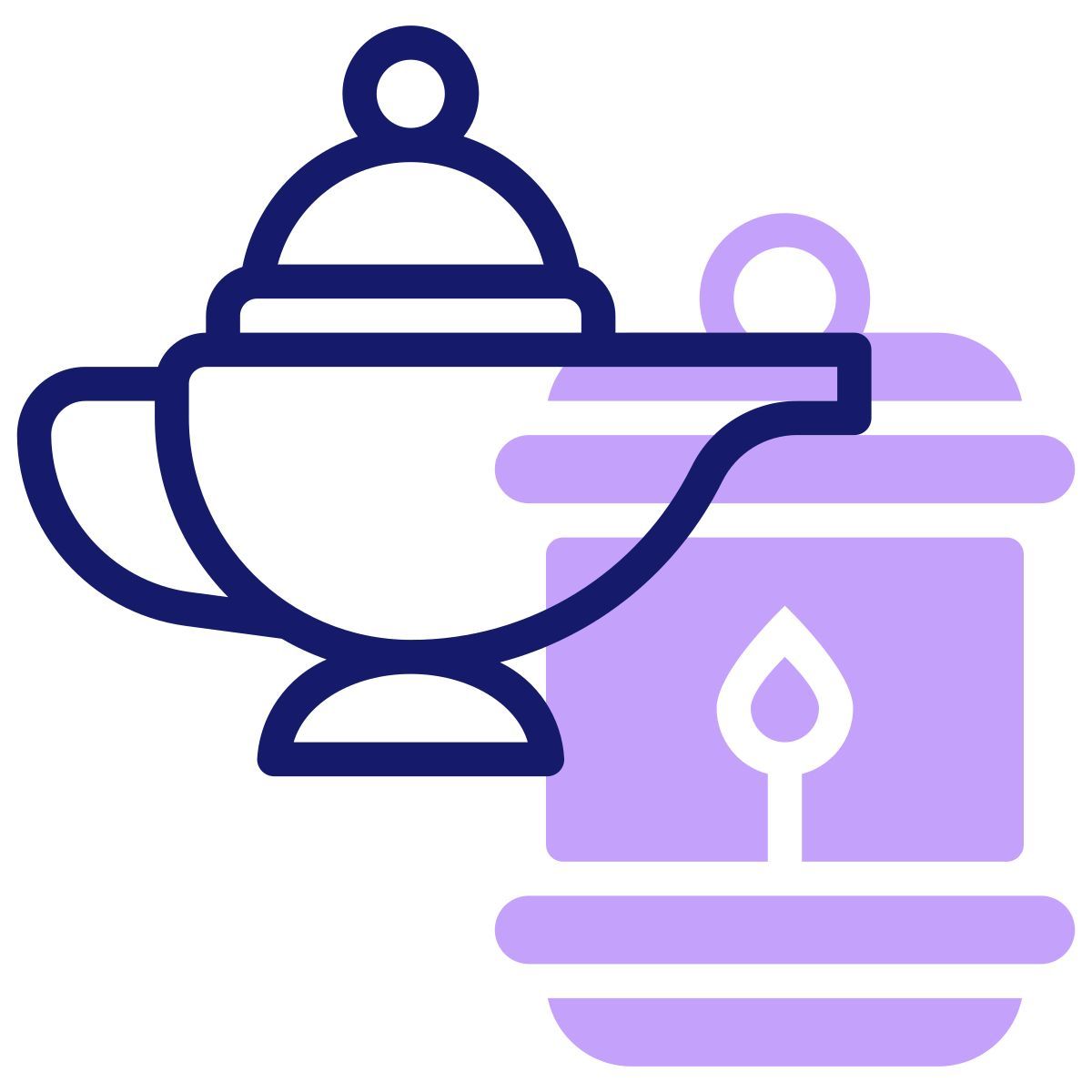 oil lamp icon