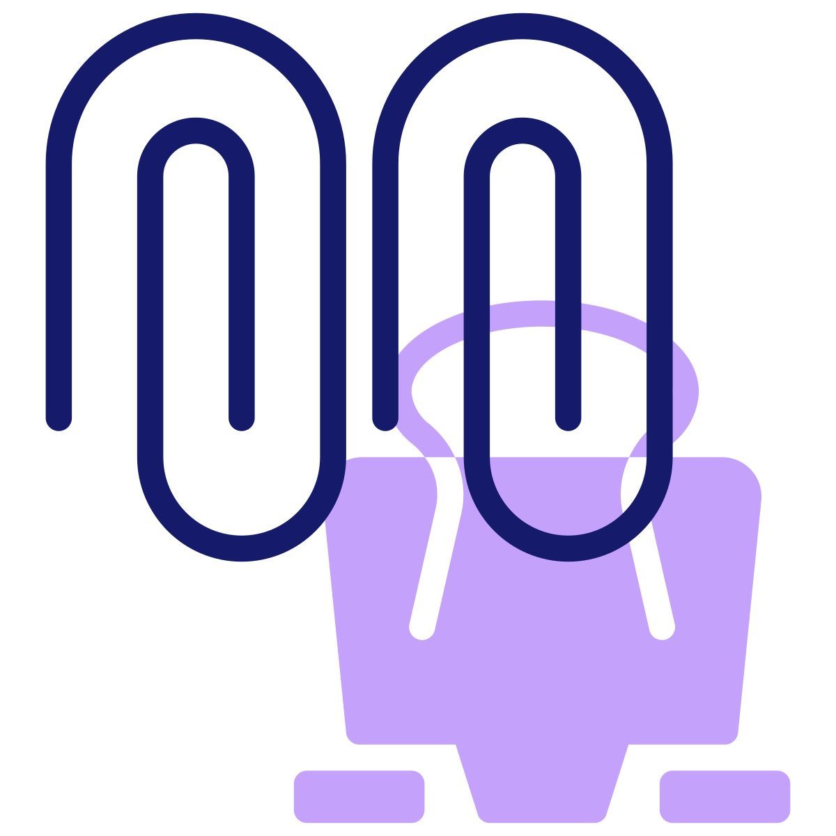 paper clip icon
