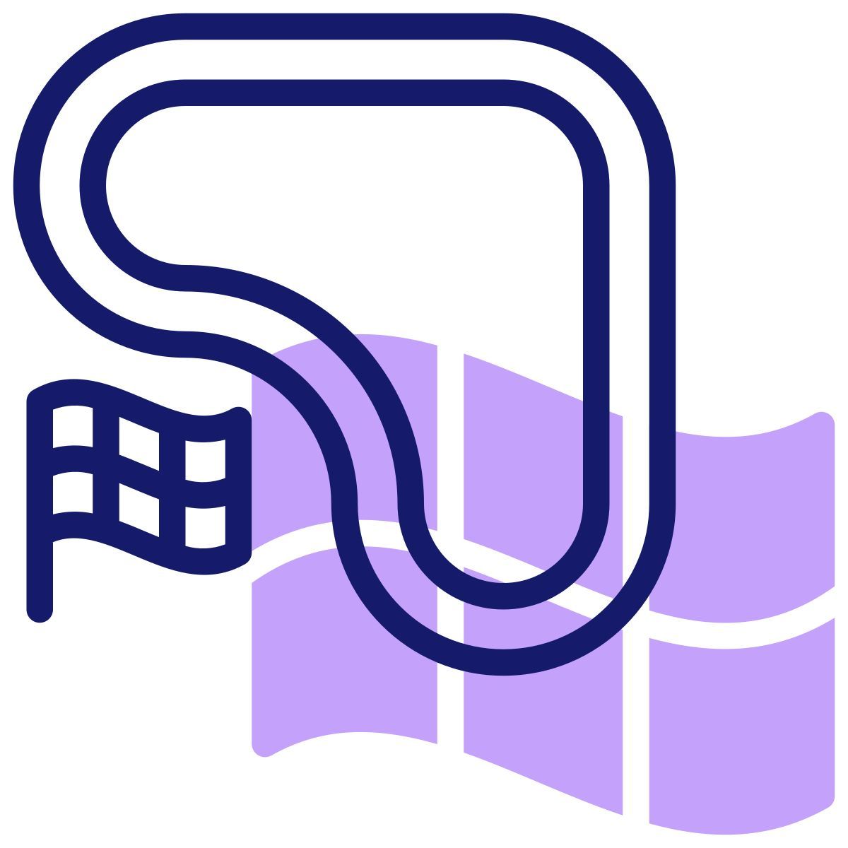 pista da corsa icon
