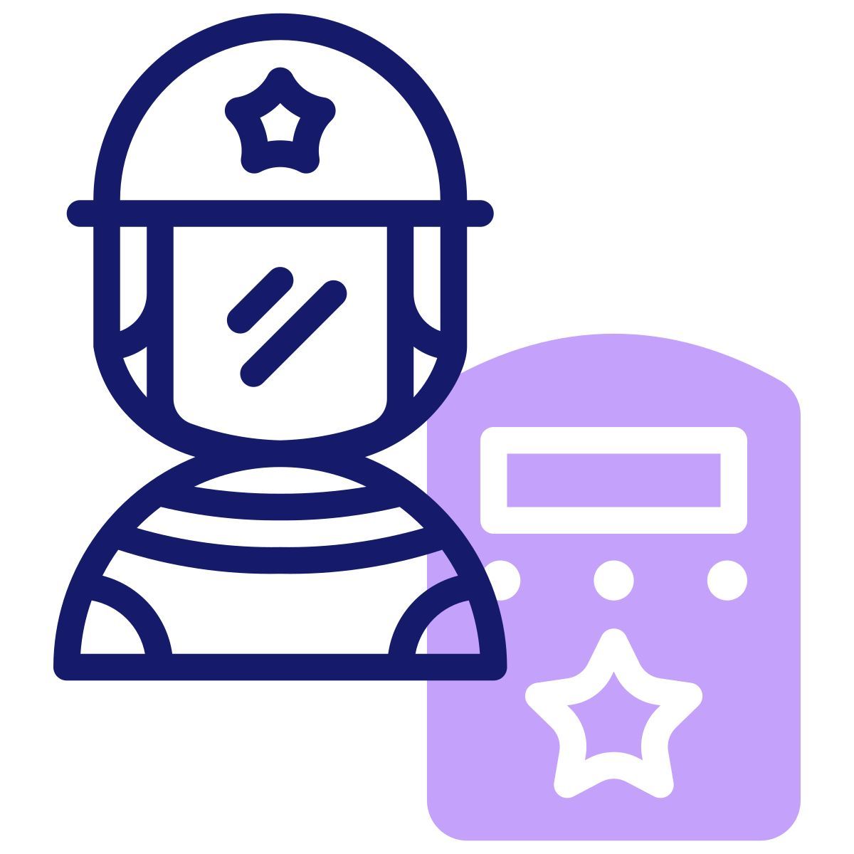 riot police icon