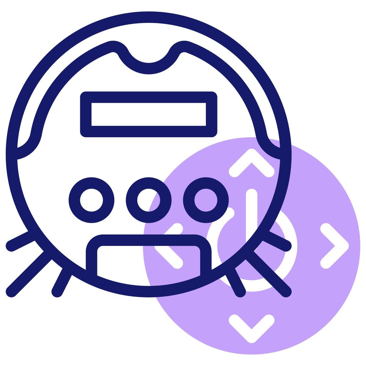 robot vacuum icon