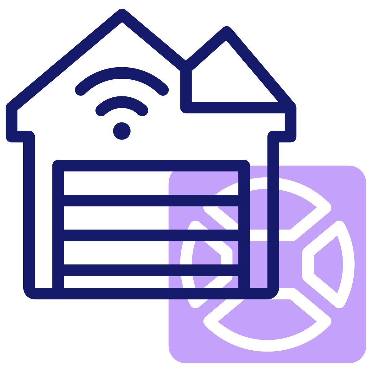 smart garage icon
