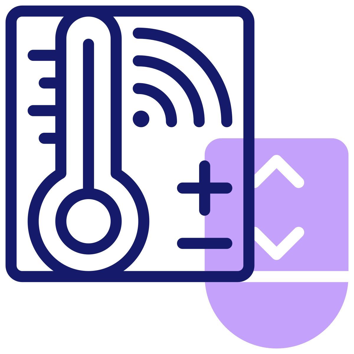 smart temperature icon