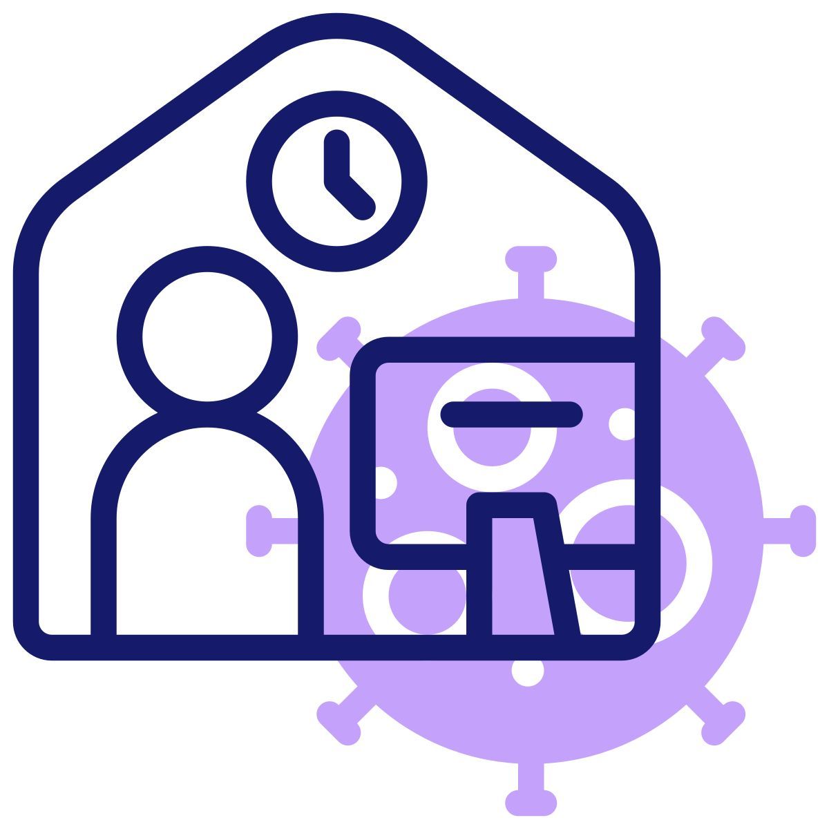 stay at home icon